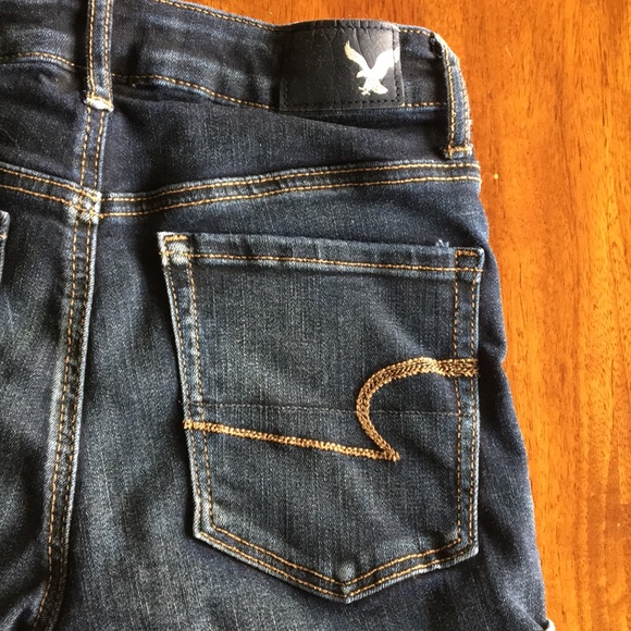 American Eagle Hi-Rise Denim Shorts Size 0 - Picture 6 of 6